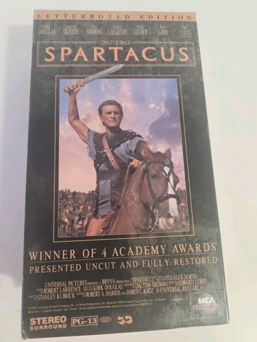 Spartacus vhs 1960 charlton - spartacus,